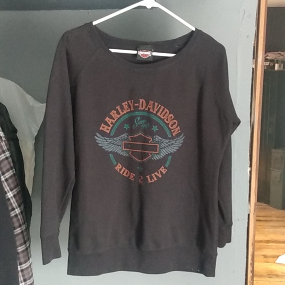 Women's Medium Harley Davidson Heavy T-shirt material